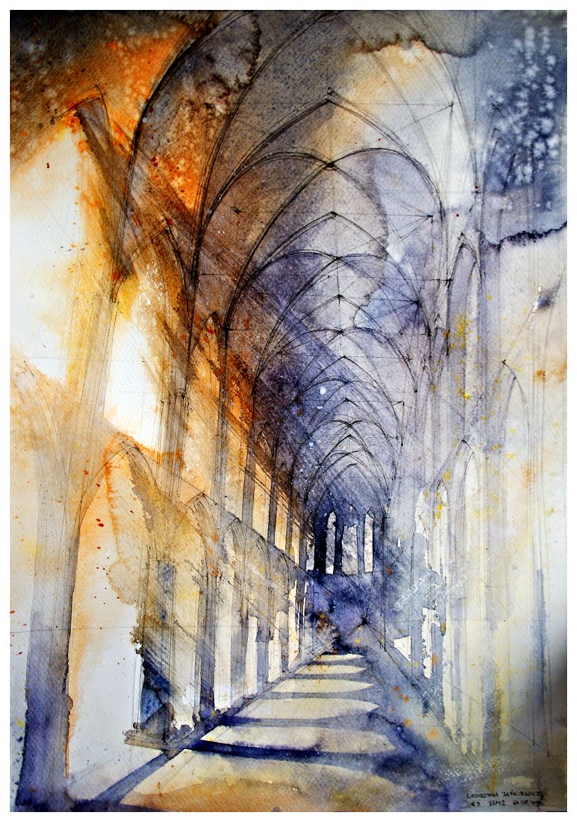 815x1160 Inspirational Patterns That Can Be Interpreted By - Watercolor Architectural Drawings