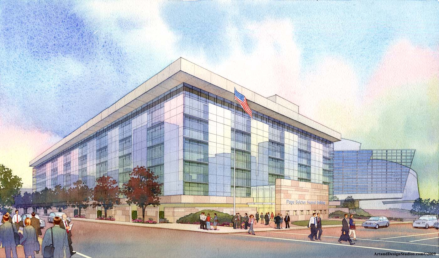 1400x823 Art And Design Studios Rendering Portfolio - Watercolor Architectural Renderings