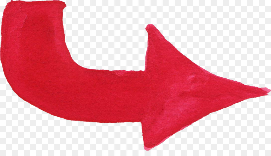 900x520 Red Watercolor Painting Drawing - Watercolor Arrow