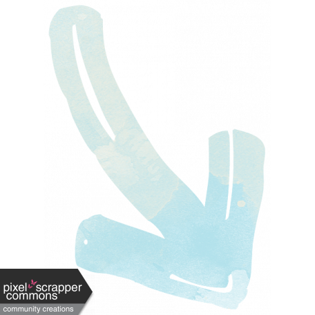 456x456 Reflections Watercolor Arrow Graphic By Amanda Lopez Pixel - Watercolor Arrow