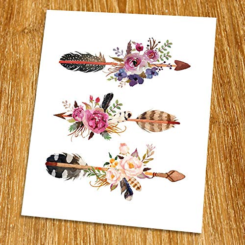 500x500 Arrow Print (Unframed), Entrance Wall Decor - Watercolor Arrow