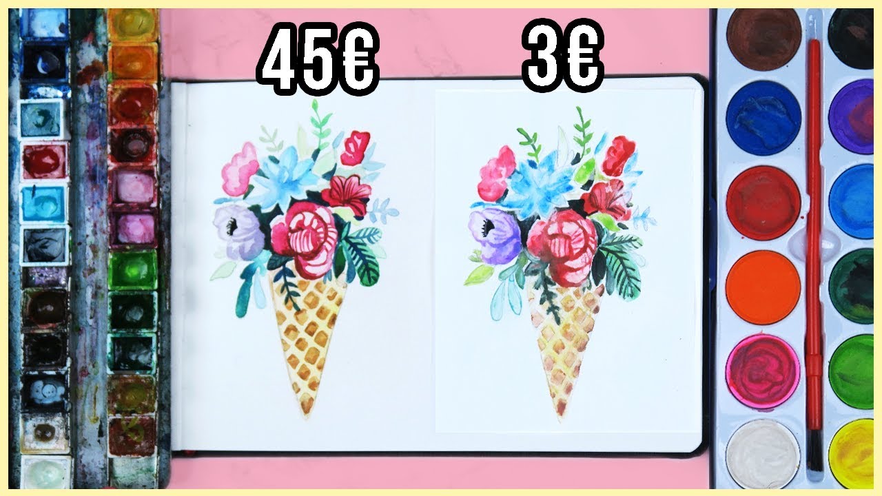 1280x720 Cheap Vs. Expensive Watercolor Art Supplies - Watercolor Art