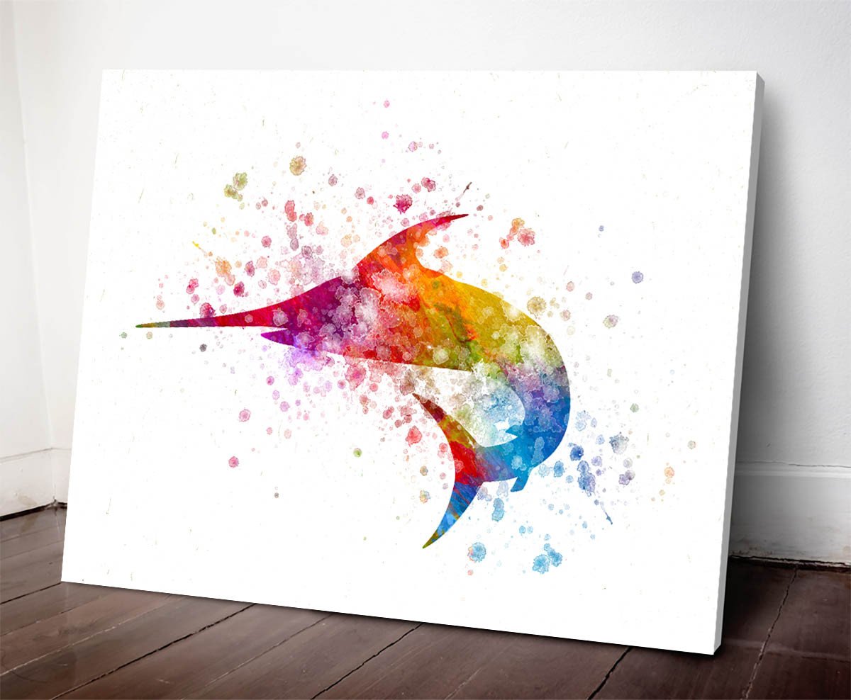 1200x988 Marlin Watercolor Art Print - Watercolor Art