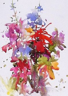 236x331 700 Best Artwatercolor Flowers Images Flower - Watercolor Art Flowers