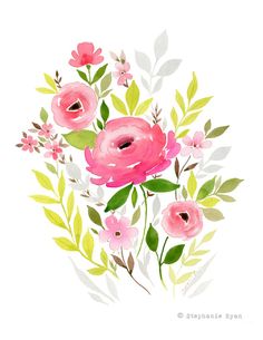 236x305 881 Best Floral Watercolor Images In 2018 Flower - Watercolor Art Flowers