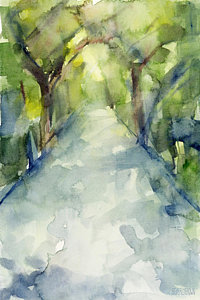 200x300 Watercolor Landscape Paintings Fine Art America - Watercolor Art Images