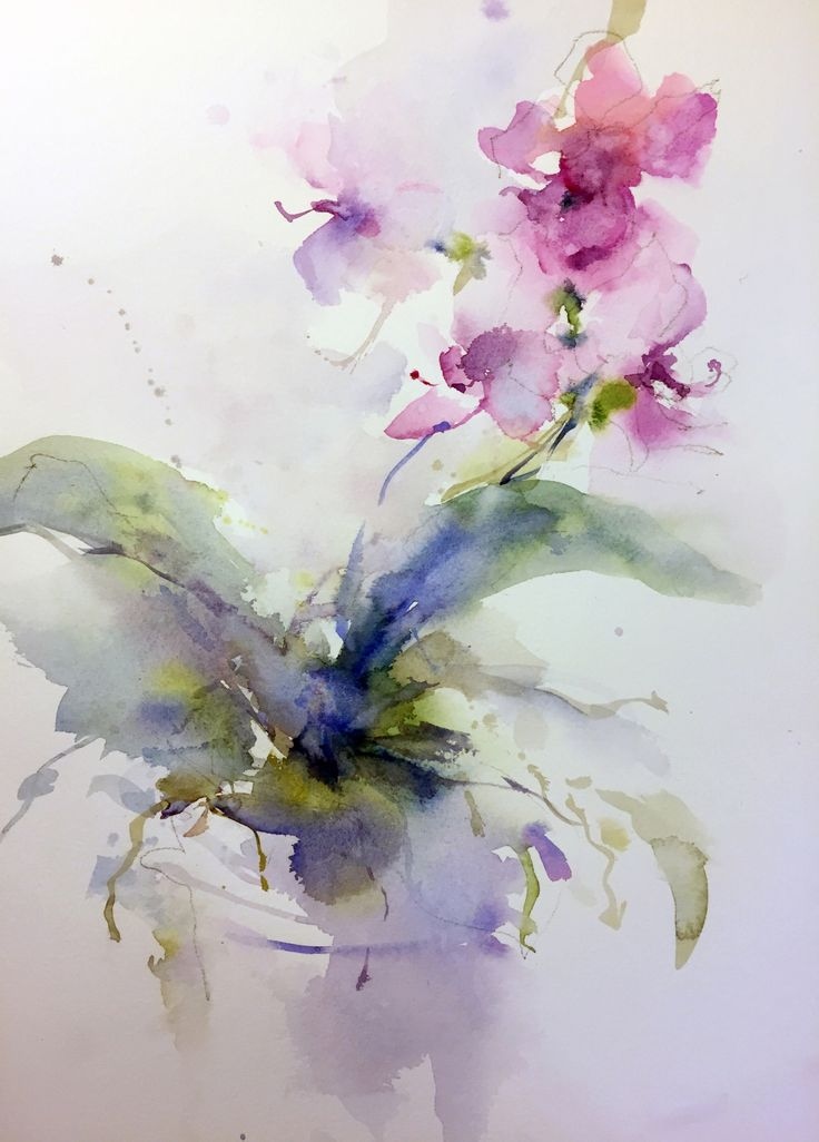 736x1026 Watercolor Flower Ideas Awesome 17 Best Ideas About Easy - Watercolor Art Pinterest