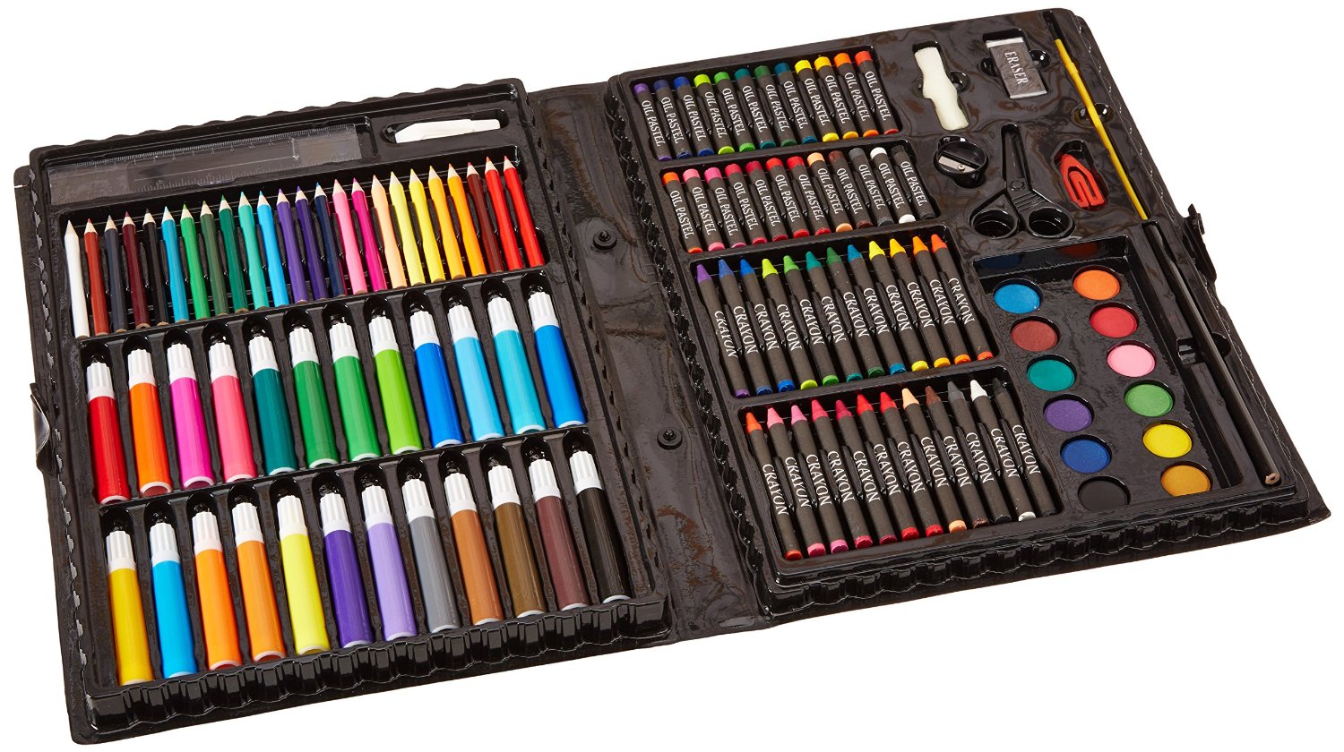 1500x840 Darice 120 Piece Deluxe Art Set - Watercolor Art Set