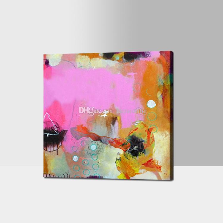 750x750 2018 Unframed Cheap Art Simple Abstract Color Pictures 100 - Watercolor Art Simple