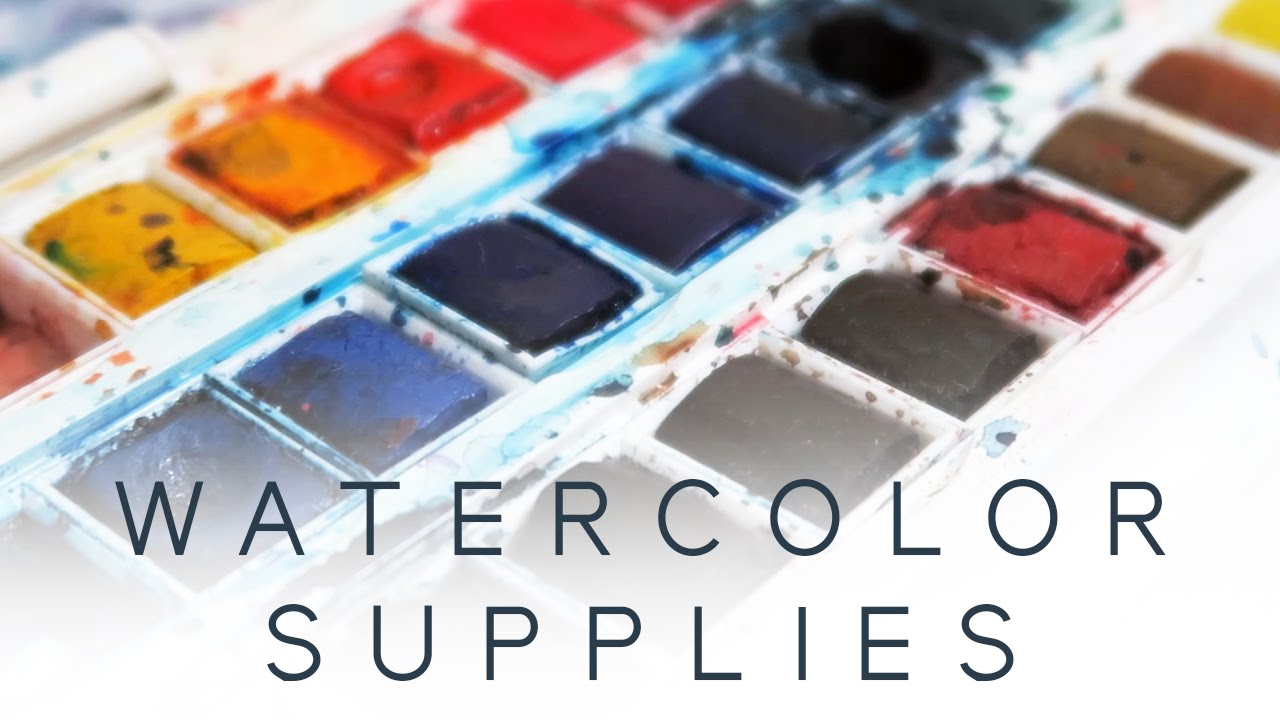 1280x720 My Watercolor Art Supplies - Watercolor Art Supplies
