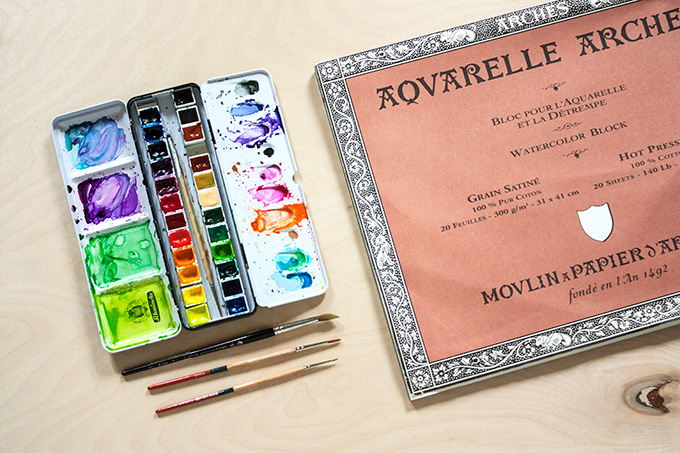 680x453 Toolbox My Favorite Drawing Supplies - Watercolor Art Supplies