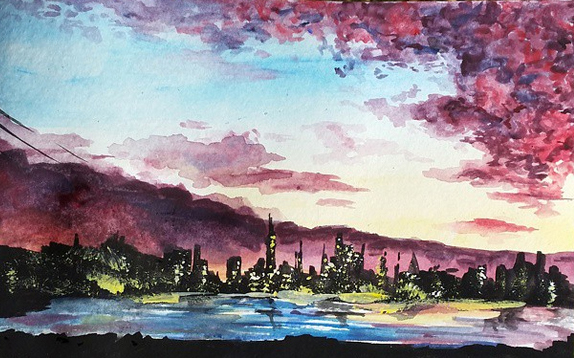 574x358 Noelle Paints - Watercolor Art Tumblr