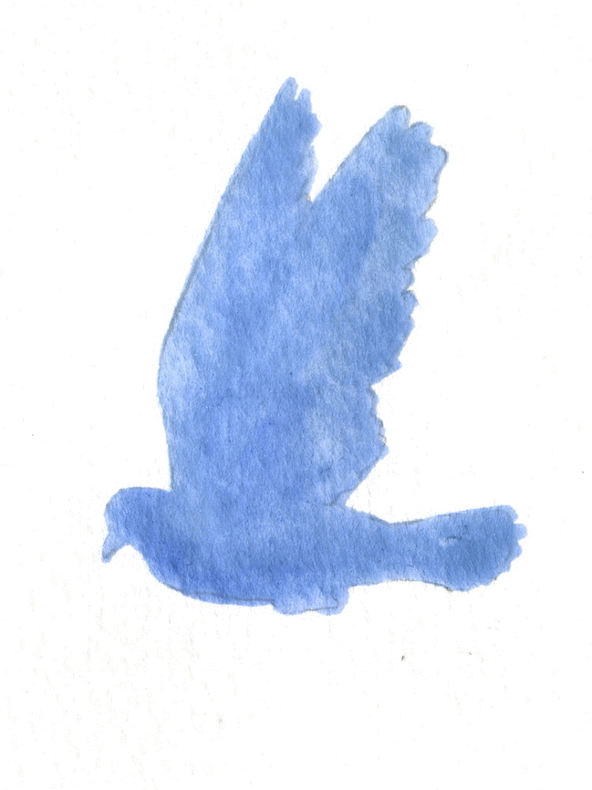 649x866 Art Watercolor Work Artists On Tumblr Watercolors Bird Gif - Watercolor Art Tumblr