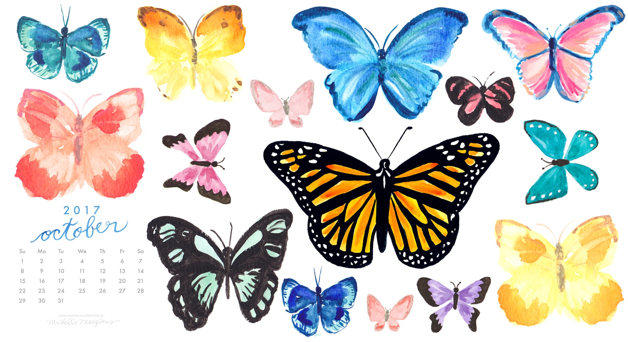 2016x1100 October Watercolor Wallpaper Custom Watercolor Invitations - Watercolor Art Wallpaper