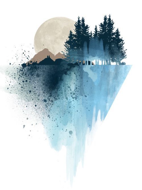 500x667 Pin By Tia Anggraeni On Views Watercolor, Drawings - Watercolor Art Wallpaper