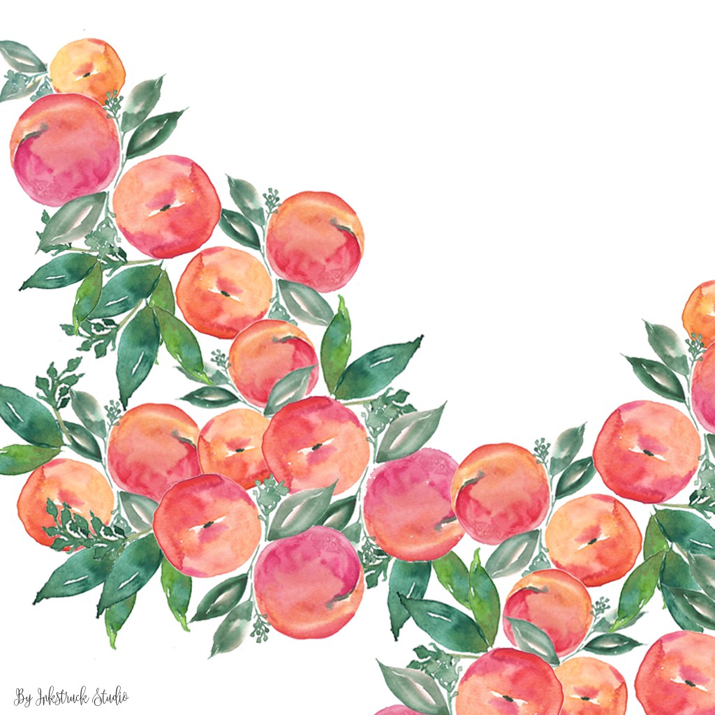 1024x1024 Free Watercolor Peach Wallpaper Ipad - Watercolor Art Wallpaper