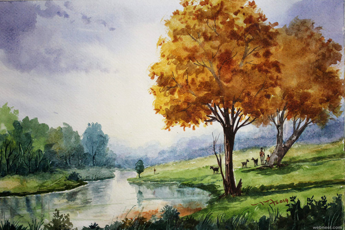 1200x800 50 Best Watercolor Paintings From Top Artists Around The World - Watercolor Art Wallpaper