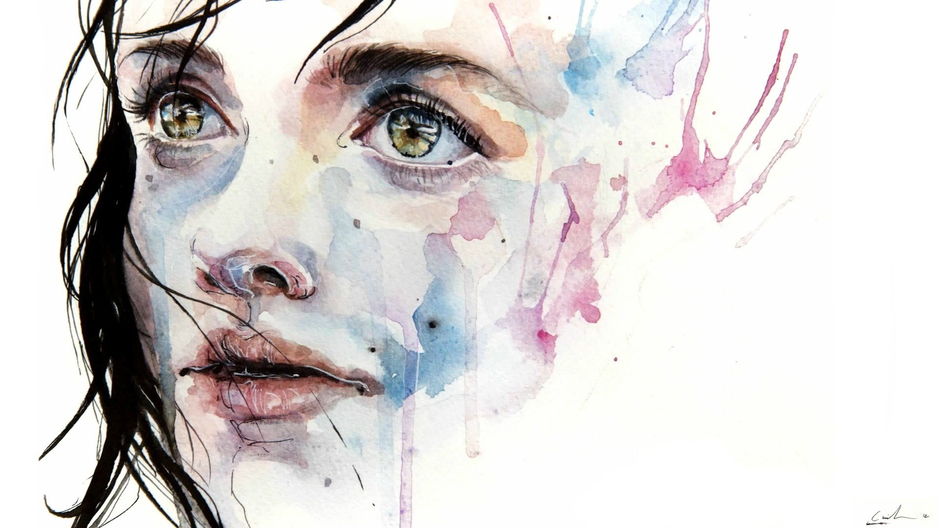 1920x1080 60 Watercolor Hd Wallpapers Background Images - Watercolor Art Wallpaper