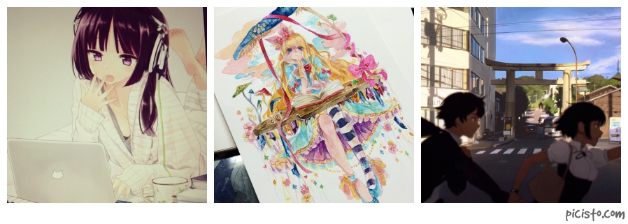 898x321 10 Amazing Instagram Anime Artist You Should Follow Saechao - Watercolor Artists On Instagram