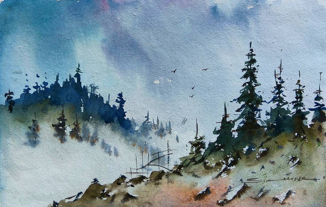 1080x689 Instagram Art Watercolor Artists, Watercolor And Oil - Watercolor Artists On Instagram