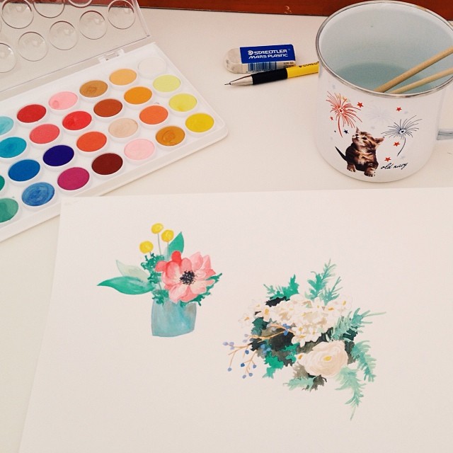 640x640 Watercolor Painting Inspiration - Watercolor Artists On Instagram