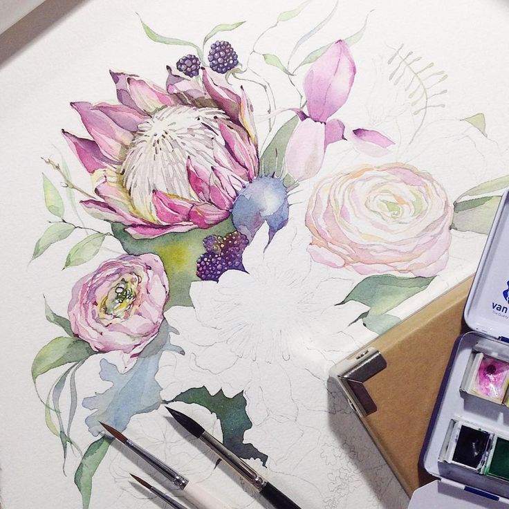 736x736 Mihailina 07 Art Watercolor - Watercolor Artists On Instagram