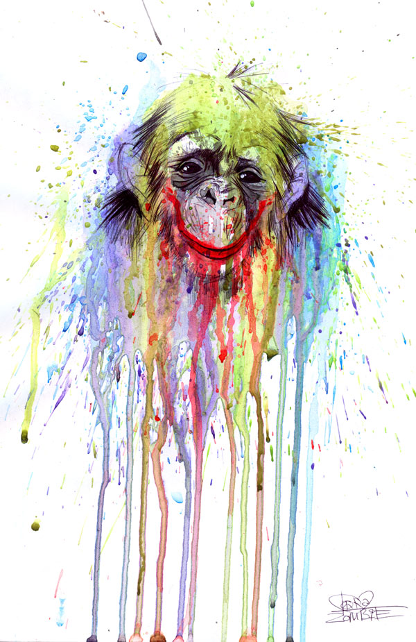 600x925 Seriously Cool Watercolor Paintings - Watercolor Artwork