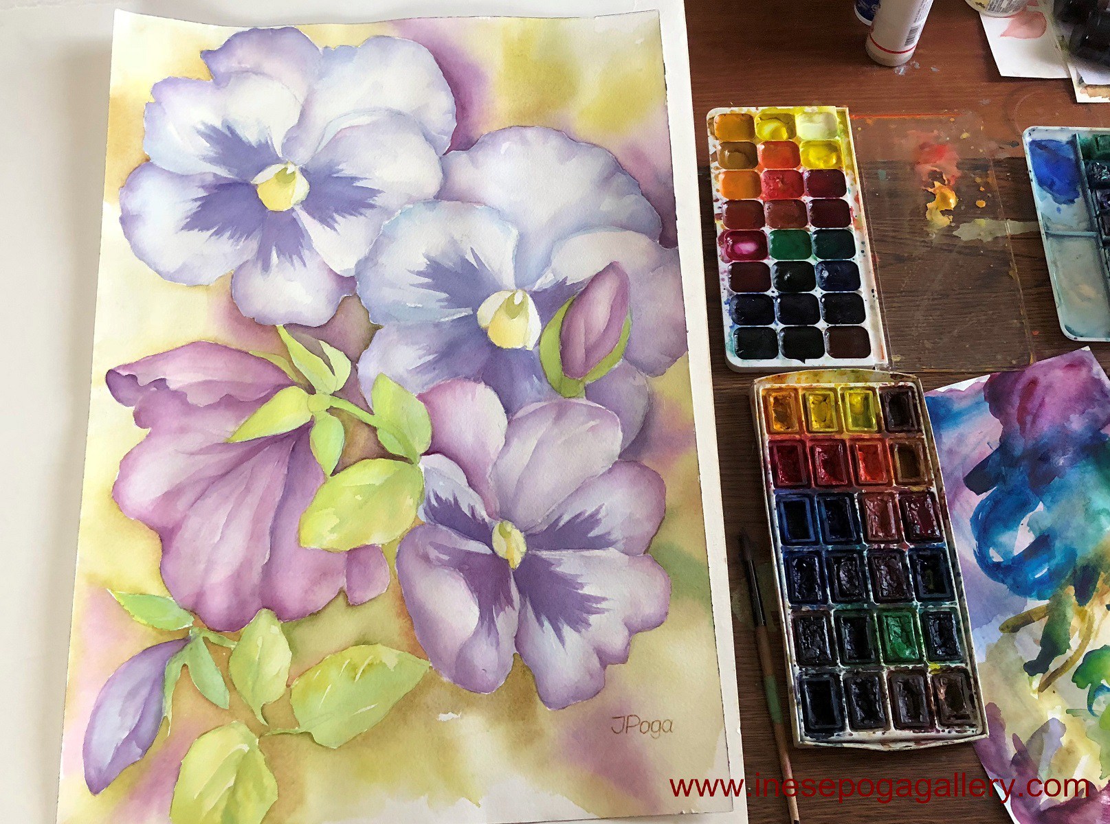 1615x1200 Share The Joy Of Watercolor Painting - Watercolor Artwork