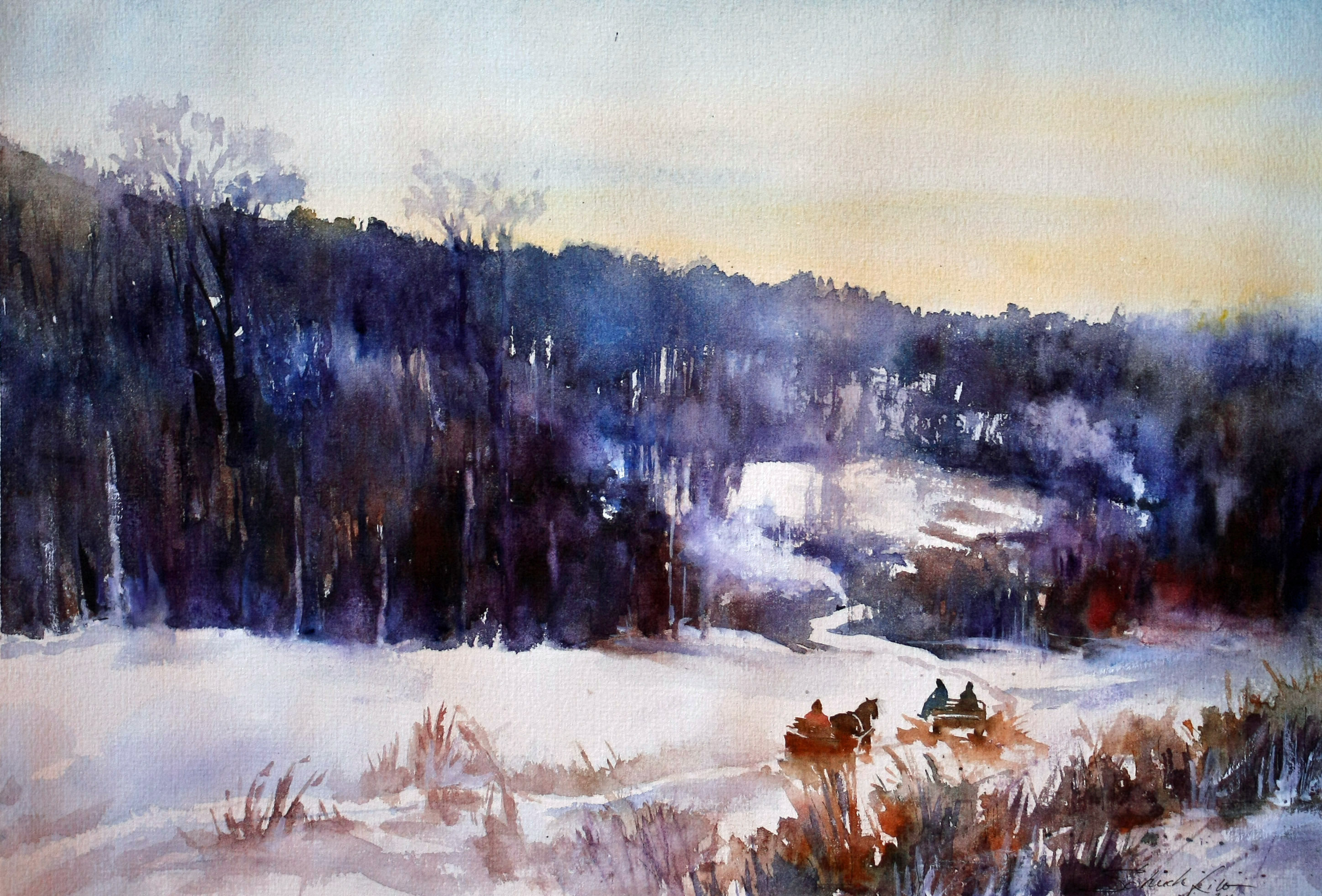 2896x1964 Sketchbook By Lilla Schuch - Watercolor Artwork