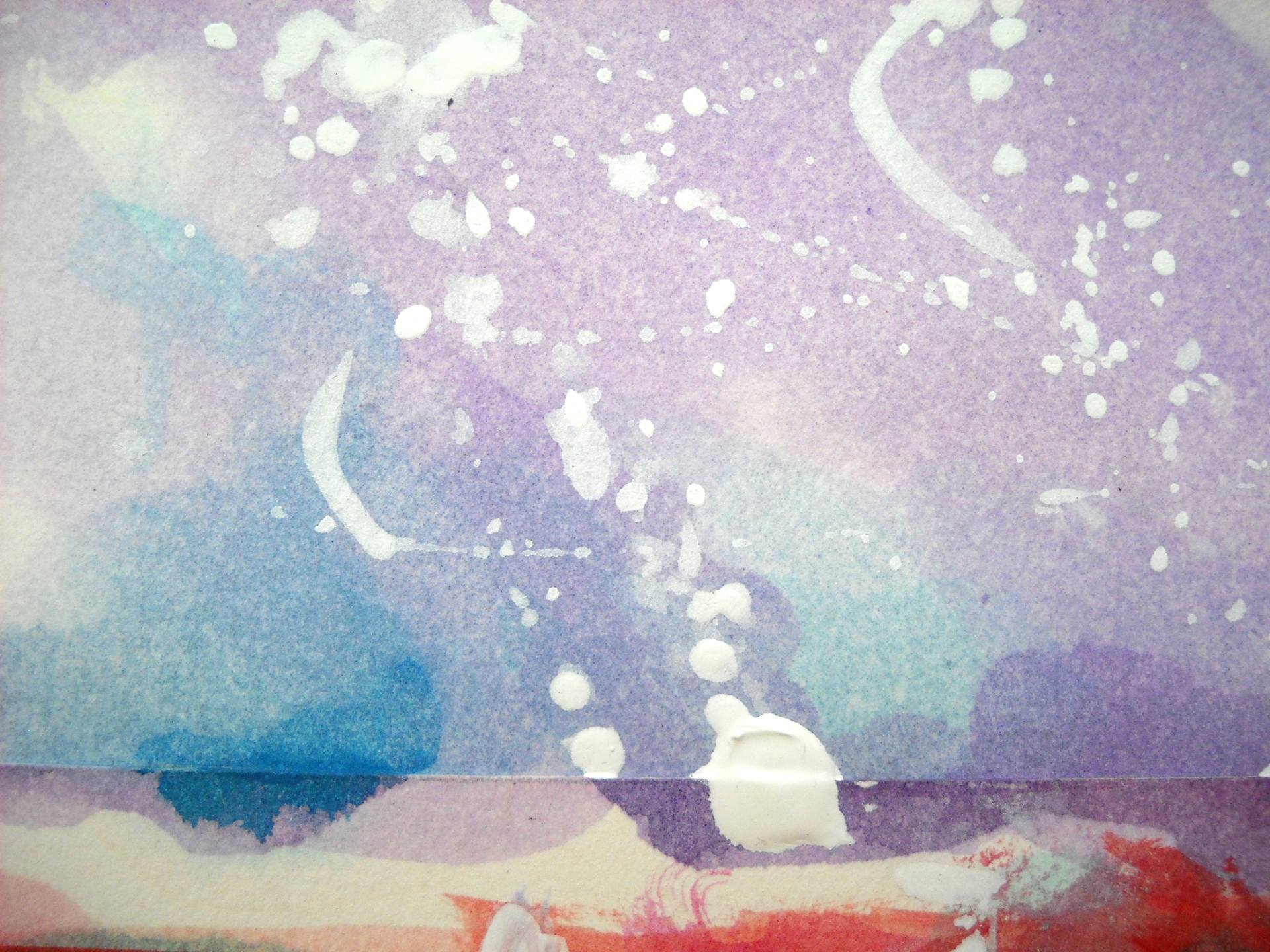 1920x1440 Saatchi Art Aurora Borealis Painting By Oola Mar - Watercolor Aurora Borealis