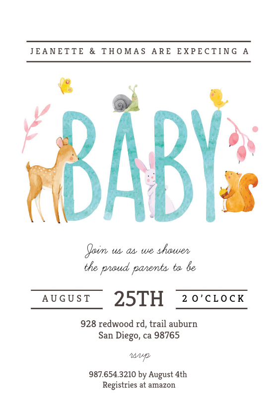 560x818 Watercolor Animals - Watercolor Baby Animals