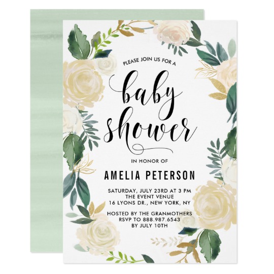 Watercolor Baby Shower at PaintingValley.com | Explore collection of ...