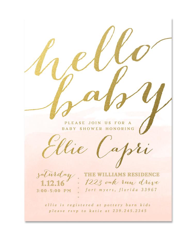 760x912 Baby Shower Invitations Tagged Sip Amp See - Watercolor Baby Shower Invitations
