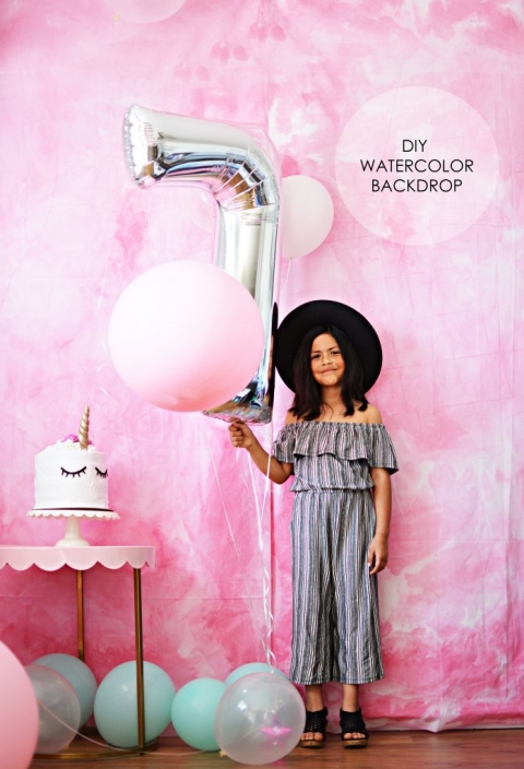 480x704 Diy Watercolor Backdrop Little Inspiration - Watercolor Backdrop