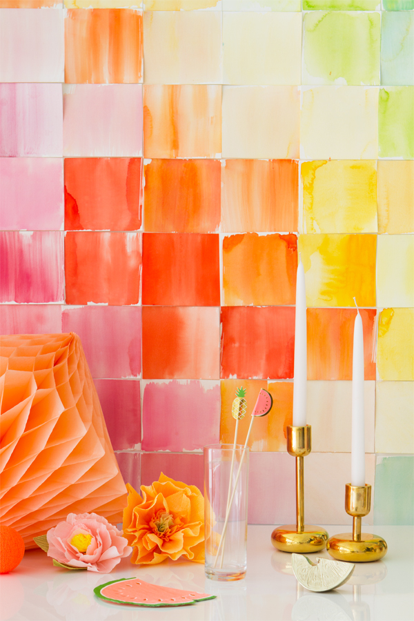 600x900 Diy Watercolor Paper Squares Backdrop - Watercolor Backdrop