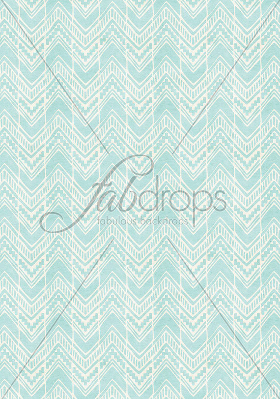 570x811 Fabvinyl Blue Watercolor Tribal Chevron Backdrop - Watercolor Backdrop