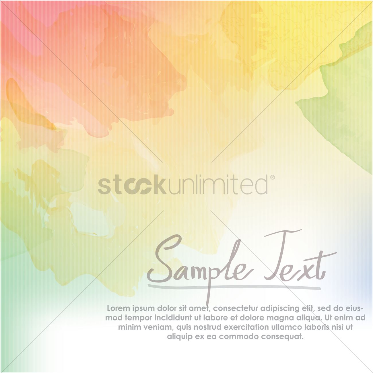 1300x1300 Watercolor Background Design Vector Image - Watercolor Background Images