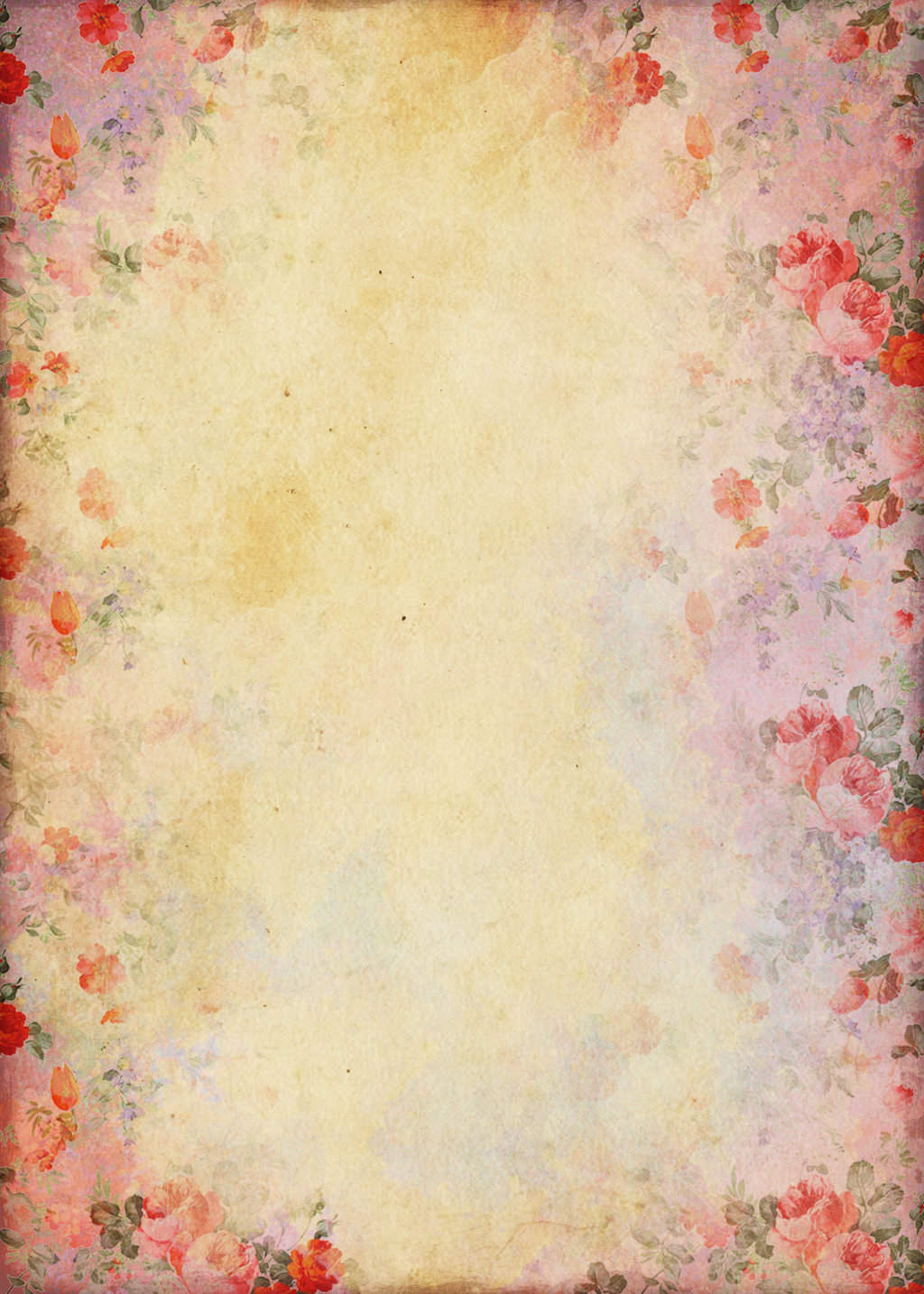 1024x1434 Flower Background Paper - Watercolor Background Paper