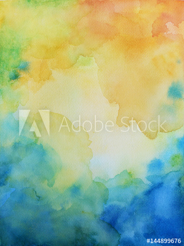 374x500 Hand Painted Watercolor Background With Abstract Paint Fringe - Watercolor Background Paper