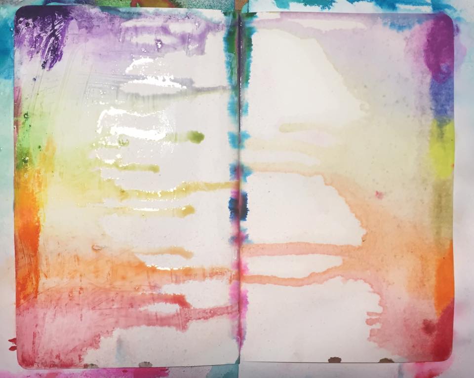 960x766 Free Course Background Techniques For Art Journaling Mixed - Watercolor Background Techniques