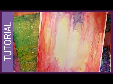 480x360 Easy Watercolor Background Tutorial Painting Techniques For - Watercolor Background Techniques