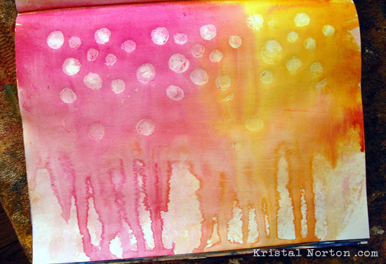 550x376 Art Journaling 101 - Watercolor Background Techniques