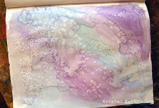 550x376 Art Journaling 101 Background Techniques Journaling - Watercolor Background Techniques