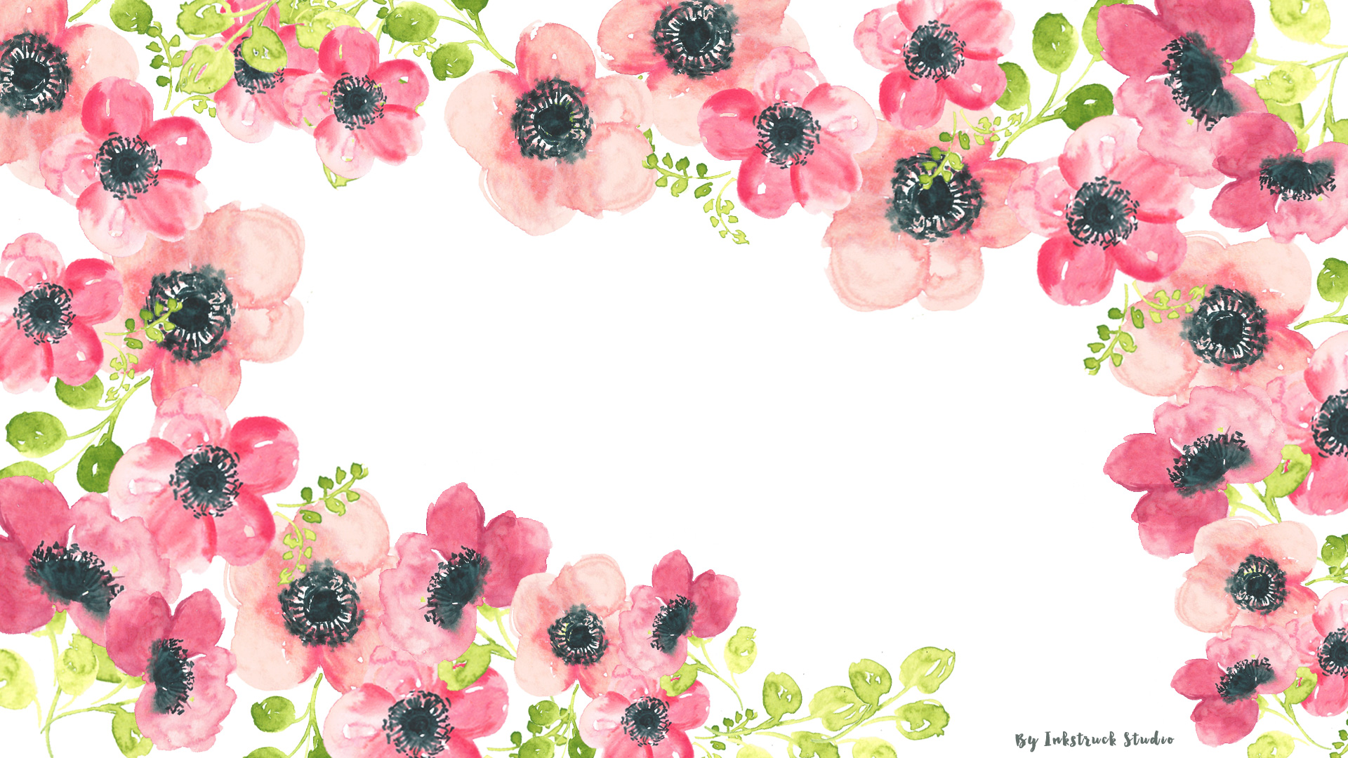 1920x1080 Watercolor Floral Wallpapers - Watercolor Background Wallpaper