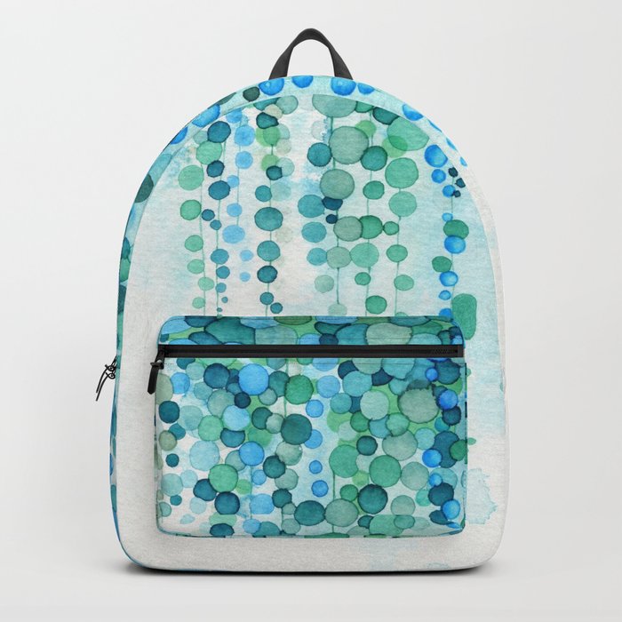 700x700 String Of Pearls Watercolor Backpack By Clearjadestudio Society6 - Watercolor Backpack