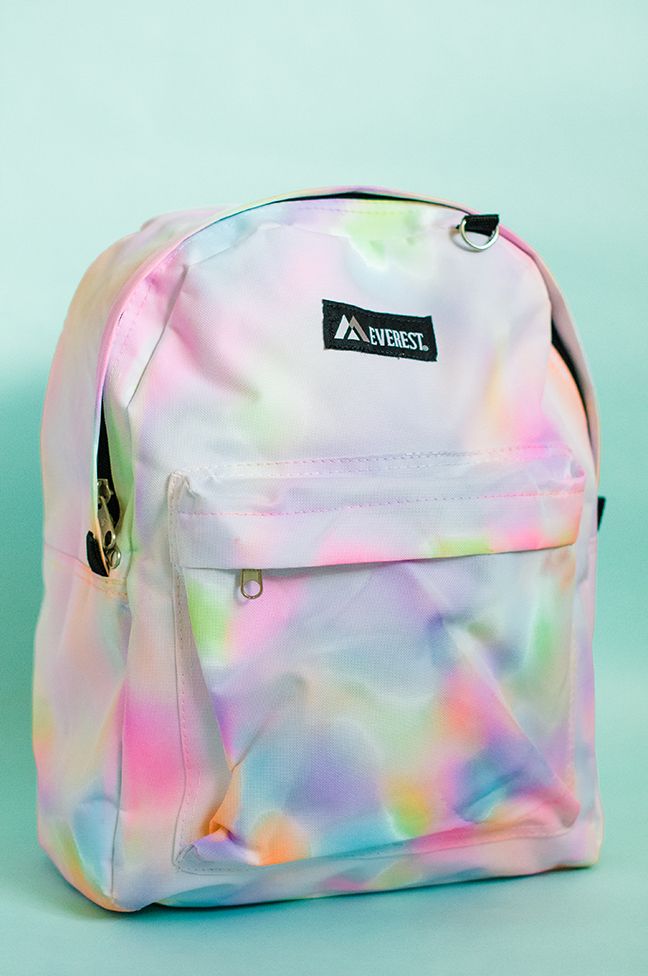 648x976 This Diy Rainbow Watercolor Backpack Is So Cool For School Craft - Watercolor Backpack