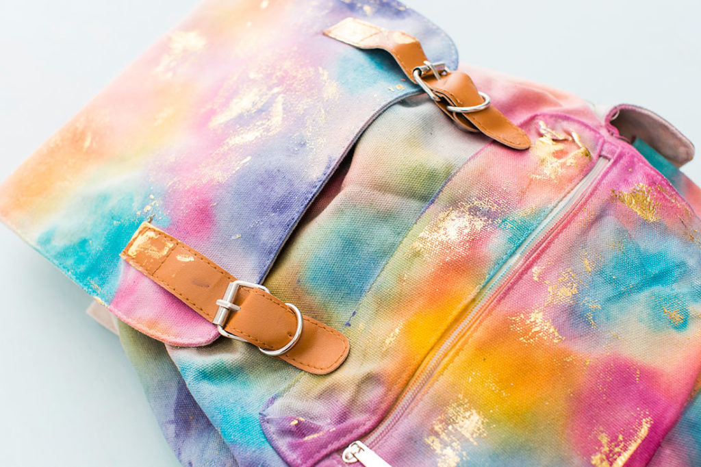 1024x682 This Easy Watercolor Backpack Diy Is Way Too Cool For School - Watercolor Backpack