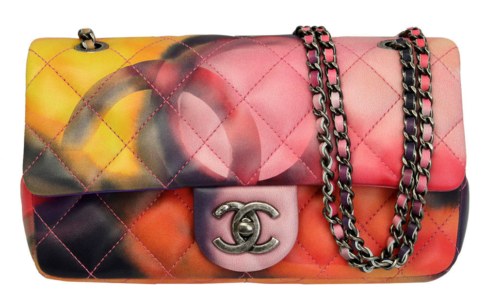 1000x632 Chanel Watercolor Flap Bag - Watercolor Bag