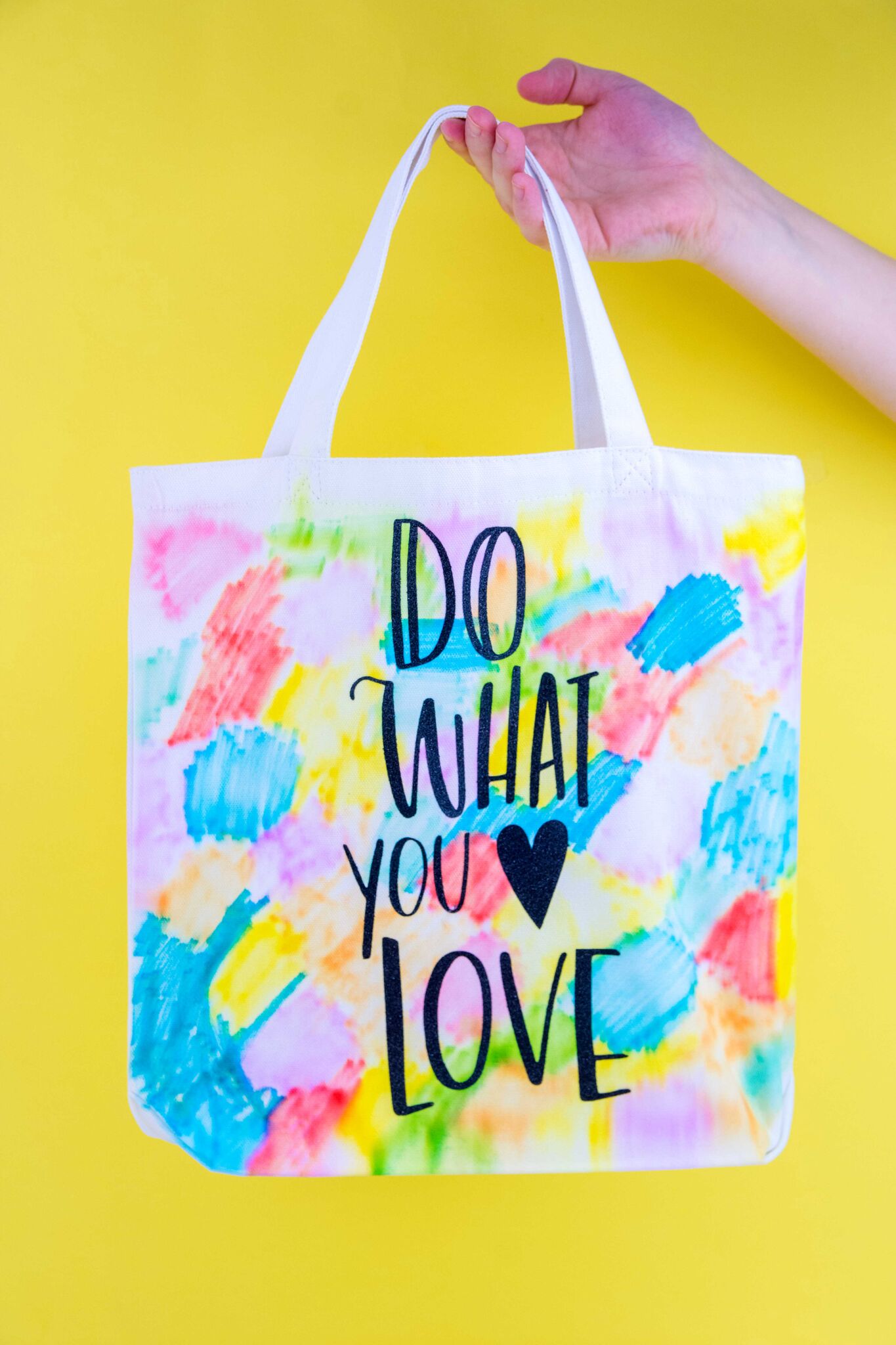 1365x2048 Faux Sharpie Watercolor Tote Bag - Watercolor Bag