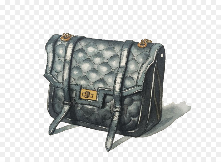 900x660 Handbag Watercolor Painting - Watercolor Bag